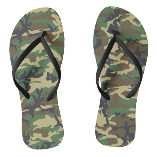 nike camouflage flip flops