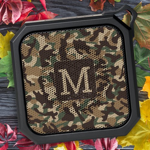 Camouflage Forest Cool Personalized Military Camo Bluetooth Speaker