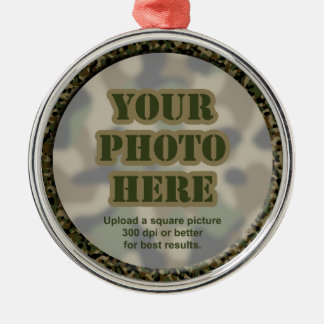Camouflage Frame Ornament
