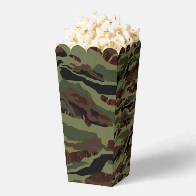 Camouflage Full Pattern 2 Favor Boxes (Popped)