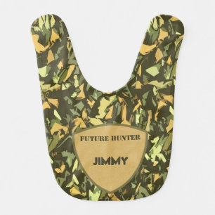 Camouflage Future Hunter Monogrammed Bib
