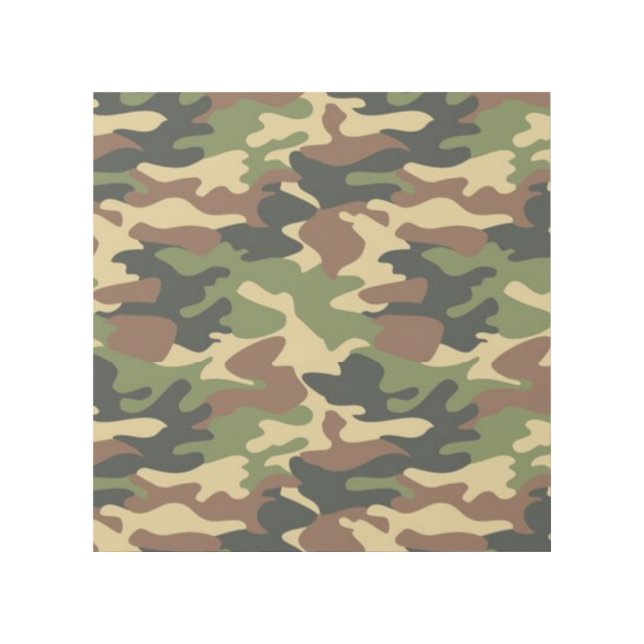 camouflage gallery wrap (Front)