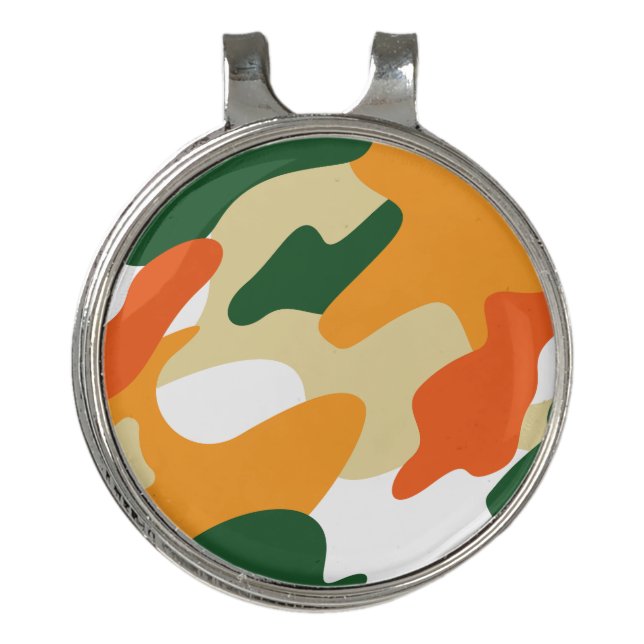 camouflage golf hat clip (Front)