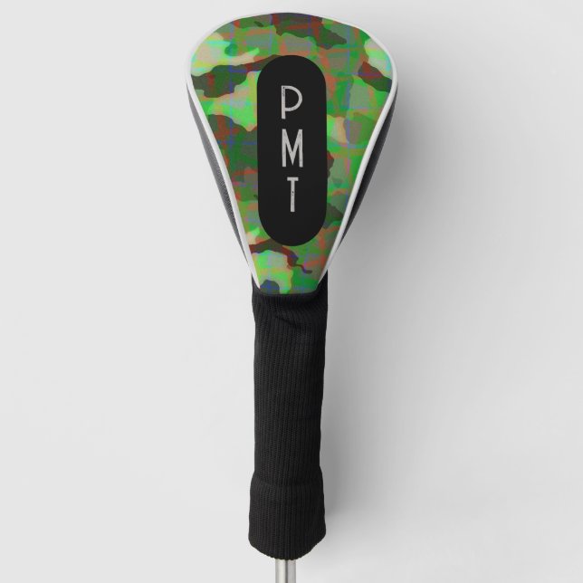 Camouflage Golf Head Cover (Front)
