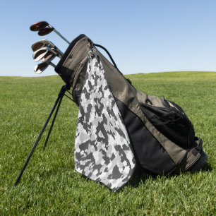 camouflage golf towel