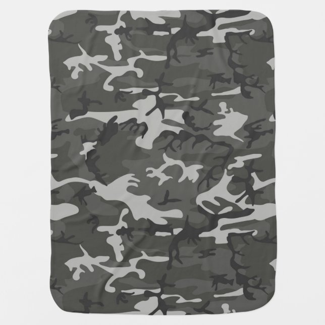 Camouflage Graylands Receiving Blanket (Front)