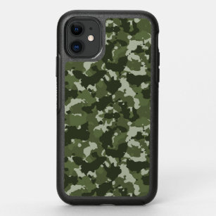 Camouflage Green Army Woodland Camo OtterBox Symmetry iPhone 11 Case