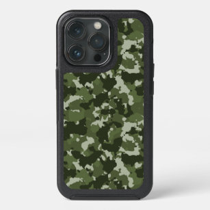 Camouflage Green Army Woodland Camo iPhone 13 Pro Case