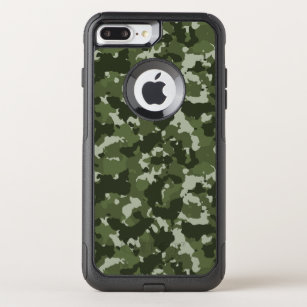 Camouflage Green Army Woodland Camo OtterBox Commuter iPhone 8 Plus/7 Plus Case