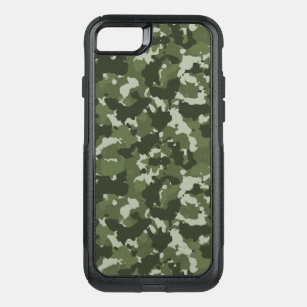 Camouflage Green Army Woodland Camo OtterBox Commuter iPhone SE/8/7 Case