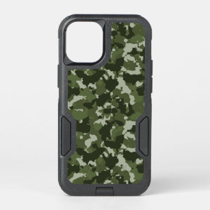 Camouflage Green Army Woodland Camo OtterBox Commuter iPhone 12 Mini Case