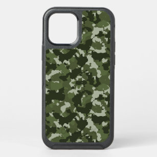 Camouflage Green Army Woodland Camo OtterBox Symmetry iPhone 12 Case
