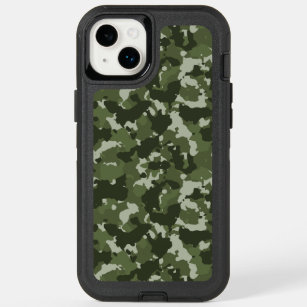 Camouflage Green Army Woodland Camo OtterBox iPhone 14 Plus Case