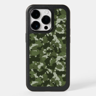 Camouflage Green Army Woodland Camo OtterBox iPhone 14 Pro Case