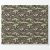 Camouflage Green Camo Army Wrapping Paper | Zazzle