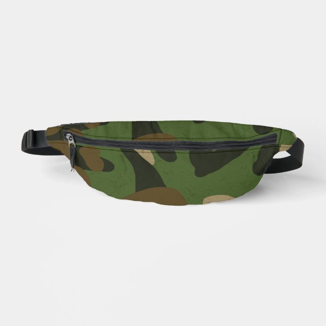 Camouflage Green Fanny Pack (Front)