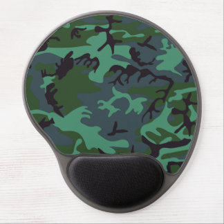 camouflage green gel mouse pad