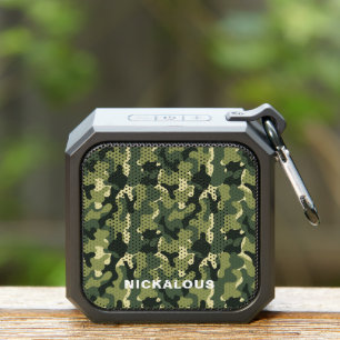 Camouflage Green Personalized Bluetooth Speaker