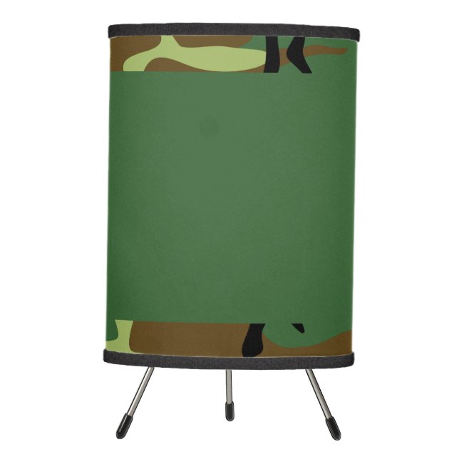 Camouflage Green Table lamp (Front)