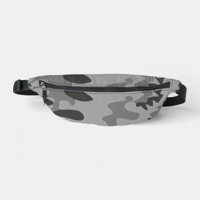 Camouflage Grey Accessories Fanny Pack (Front)