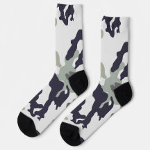 Camouflage Grey Tone Socks