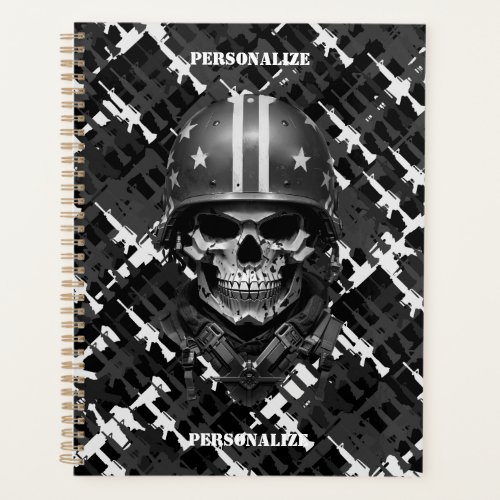 Camouflage Gun Computer Games Military Style Cool Planner