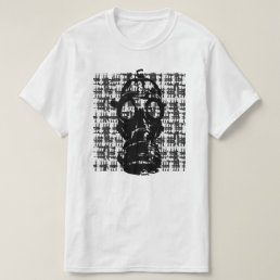Camouflage Gun Computer Games Military Style Mask  T-Shirt