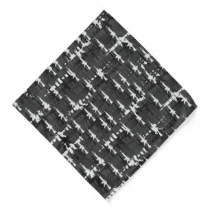 Camouflage Gun Rifles GI Military Style Cool Camo Bandana