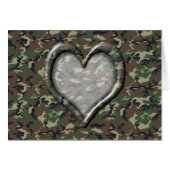 Camouflage Heart - Woodland (Front Horizontal)