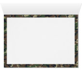 Camouflage Heart - Woodland Cards (Inside Horizontal (Bottom))