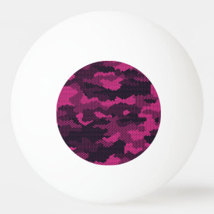 Camouflage hexagonal, military texture background ping pong ball