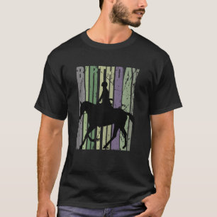 Camouflage Horse Riding Life Daughter Birthday Cam T-Shirt