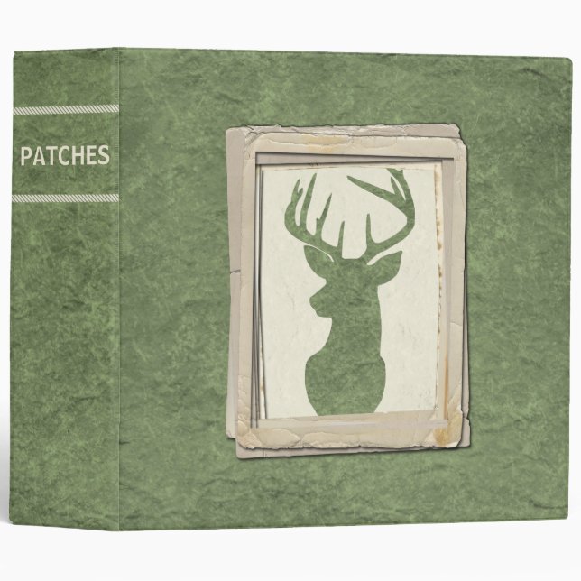 Camouflage Hunting Patch Binder (Front/Spine)