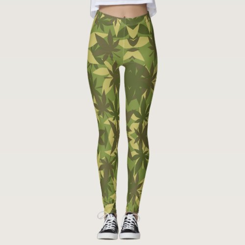 Camouflage Jah Army _ Power Yoga Leggings