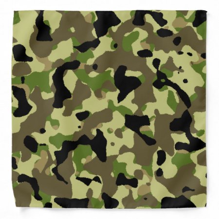Camouflage Khaki Camo Bandana