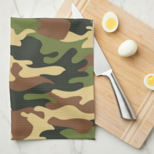 camouflage kitchen towel