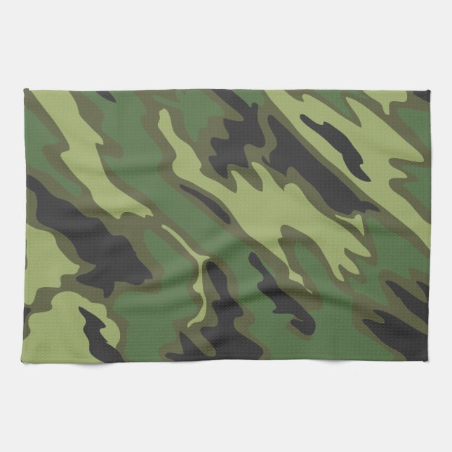 Camouflage Kitchen Towel (Horizontal)