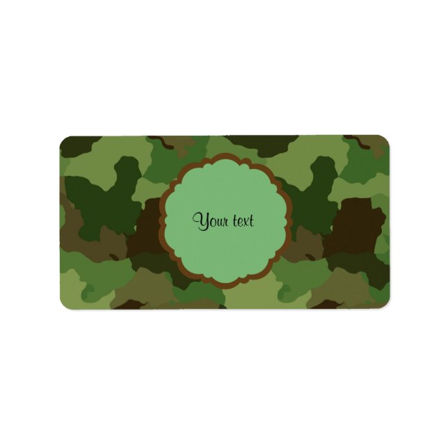 Camouflage Label (Front)