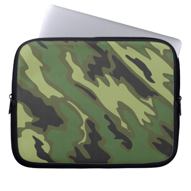 Camouflage Laptop Sleeve (Front)
