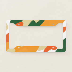 camouflage license plate frame