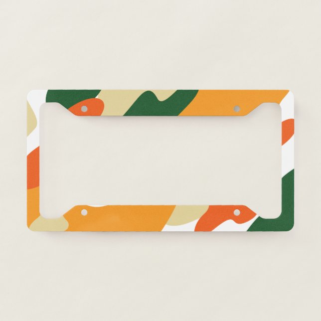 camouflage license plate frame (Front)