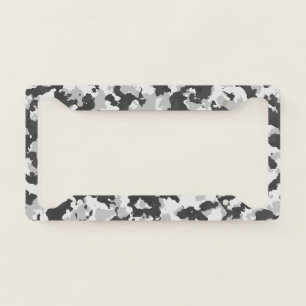 camouflage license plate frame