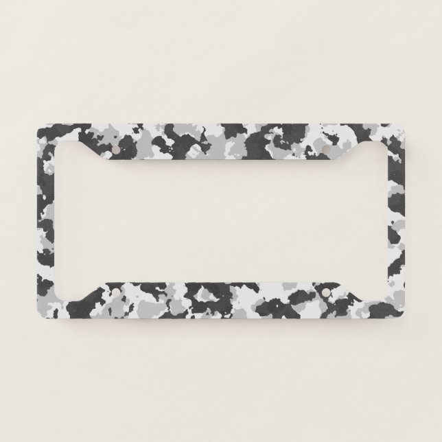 camouflage license plate frame (Front)