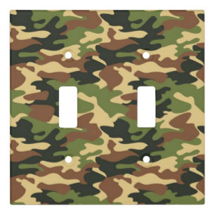 camouflage light switch cover