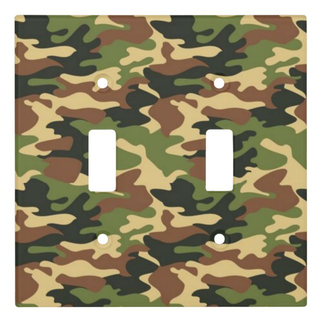 camouflage light switch cover (Front)