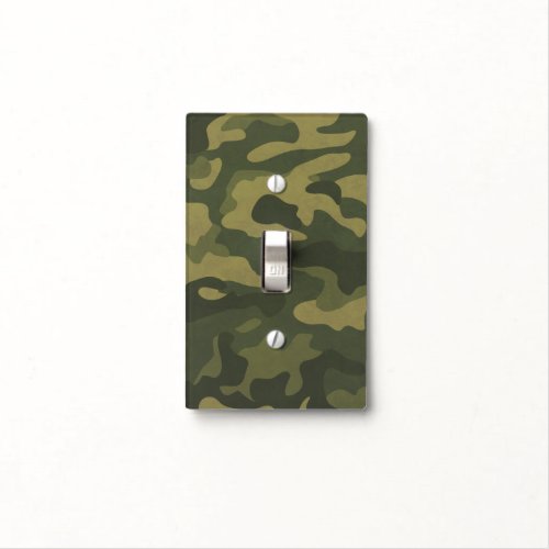 Camouflage Light Switch Cover