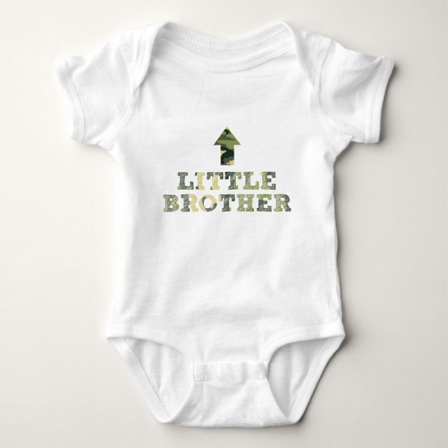 Camouflage LITTLE Brother shirt / mod camo design (Front)