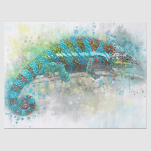 camouflage lizard tissue paper