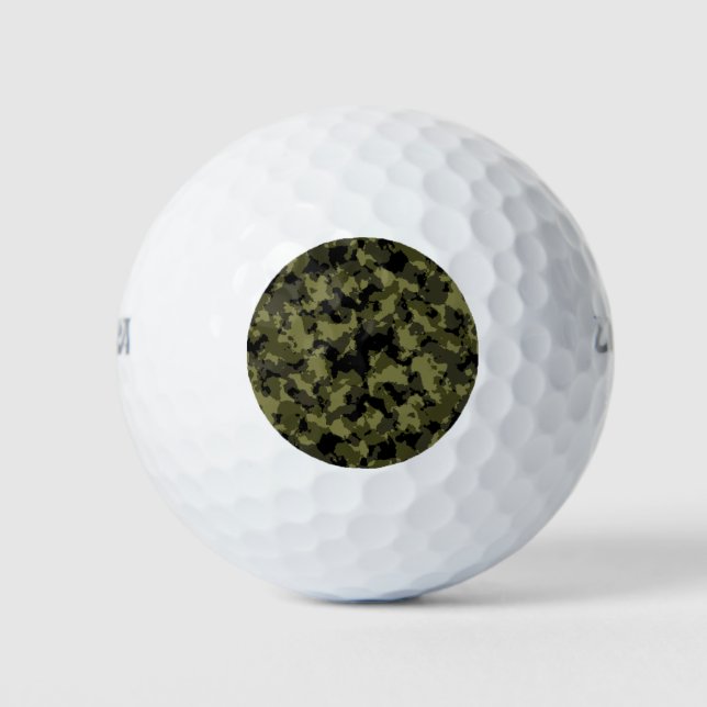 Camouflage military golf balls (Front)