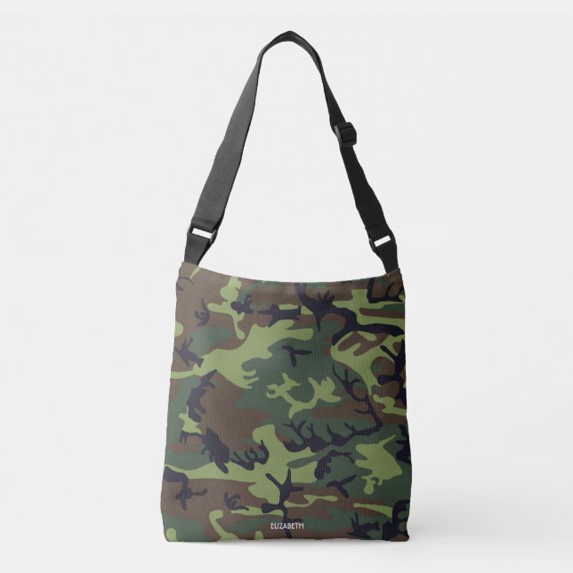 Camouflage Military Imitation Seamless Pattern Crossbody Bag (Front)